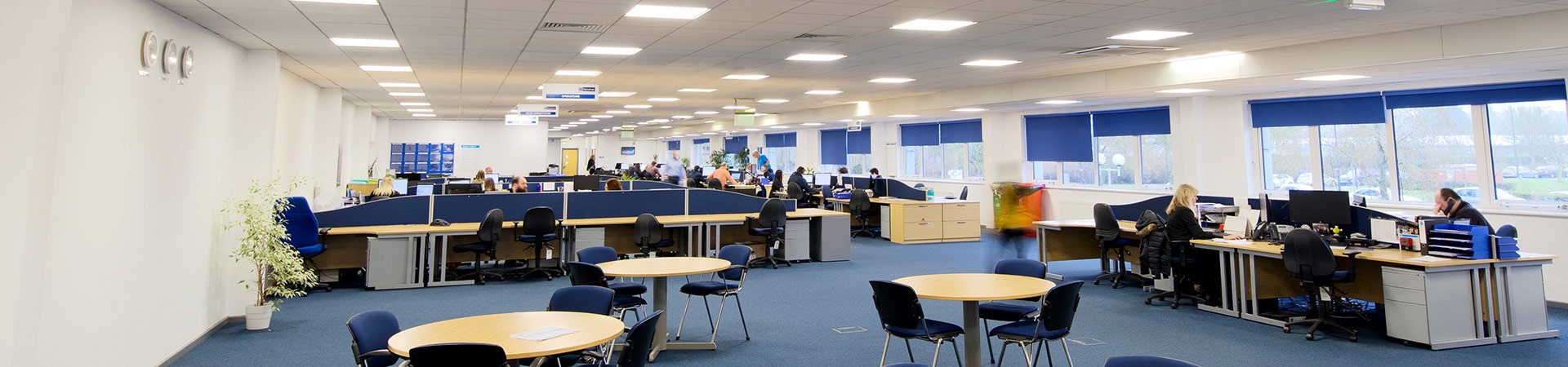 Tamlite ThyssenKrupp Aerospace office LED lighting case study header