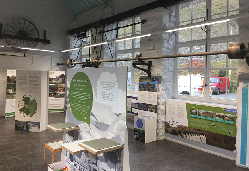Tamlite Elan Valley Visitor Centre museum LED lighting