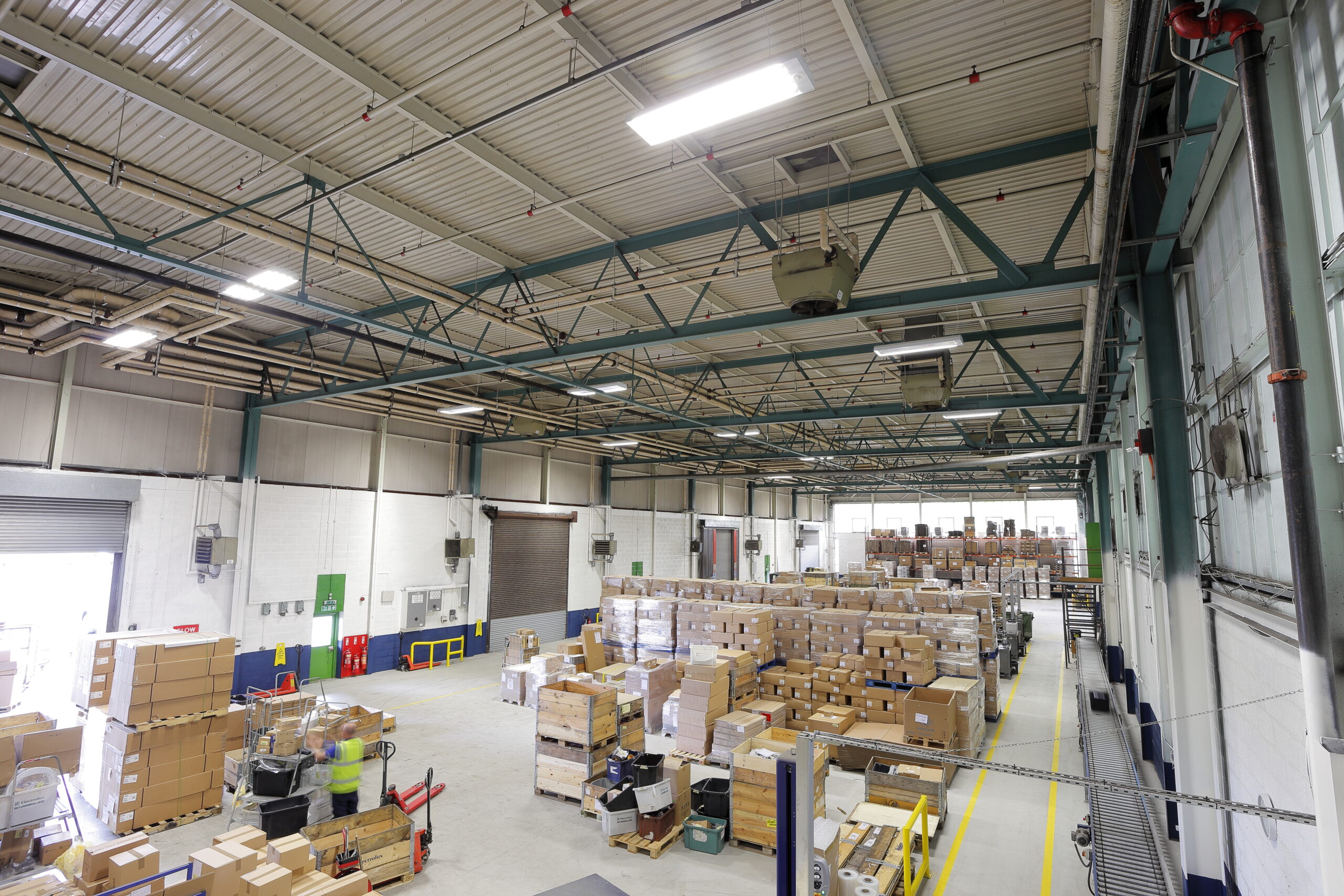 Tamlite Flymo Husqvarna County Durham warehouse lighting