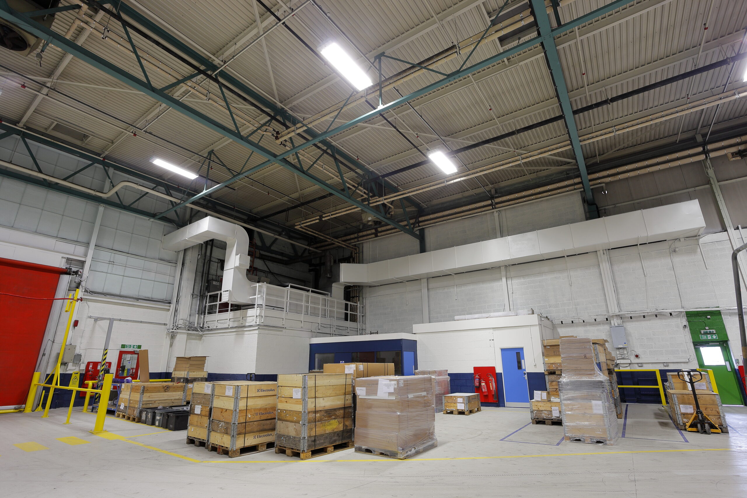 Tamlite Flymo Husqvarna County Durham factory lighting warehouse