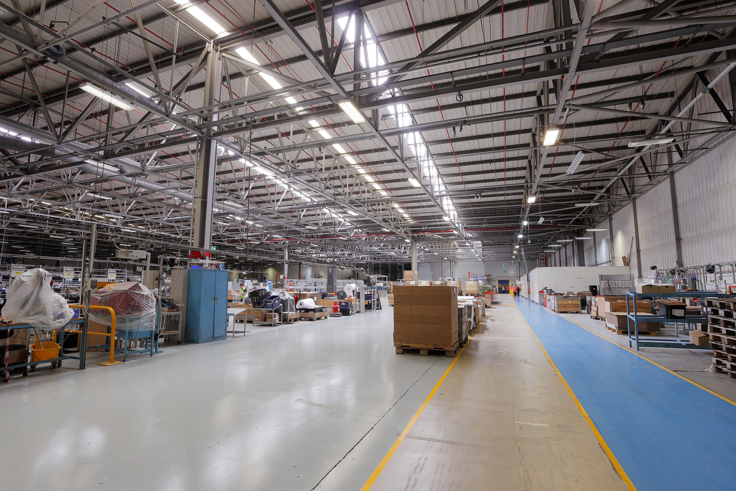 Tamlite Flymo Husqvarna County Durham factory lighting industrial