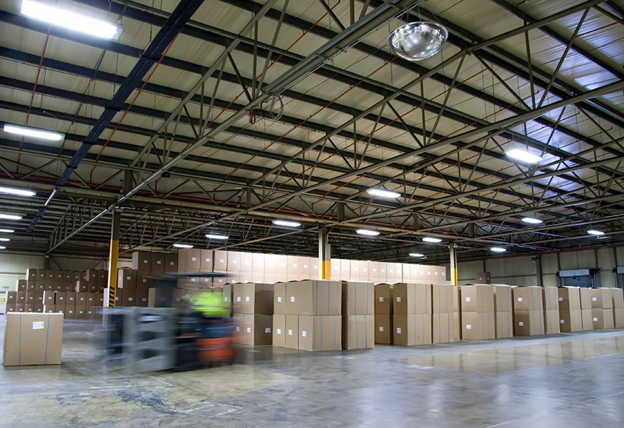 British American Tobacco Corby Tamlite lighting