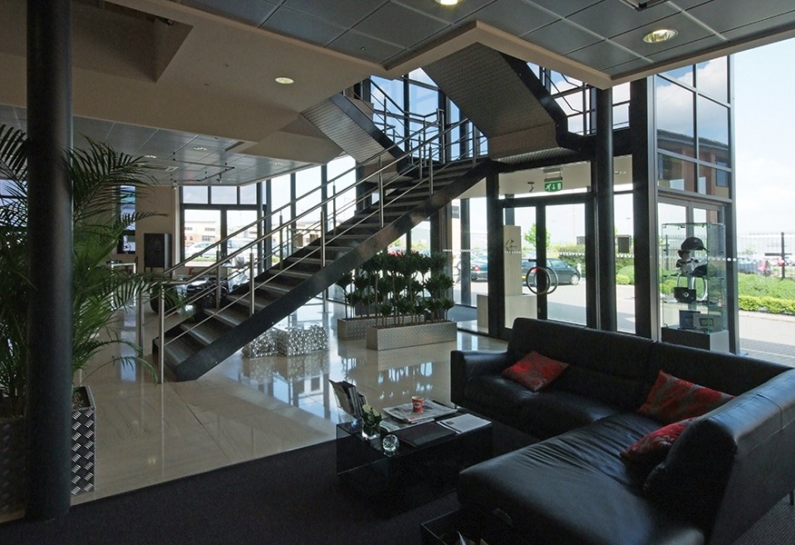 Tamlite Chartwell Prestige Accident Repair waiting area lighting