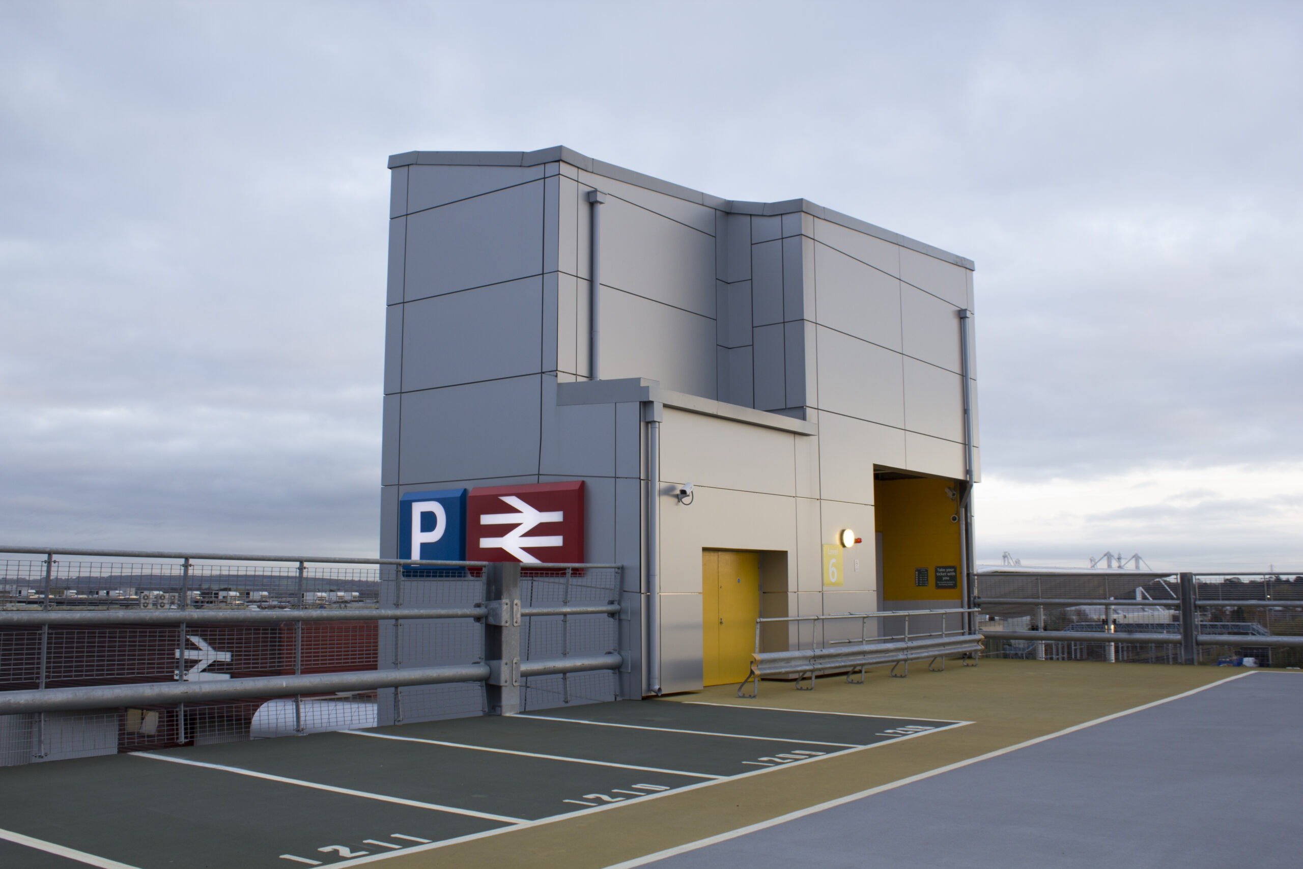 Tamlite Network Rail urban car park top floor lighting