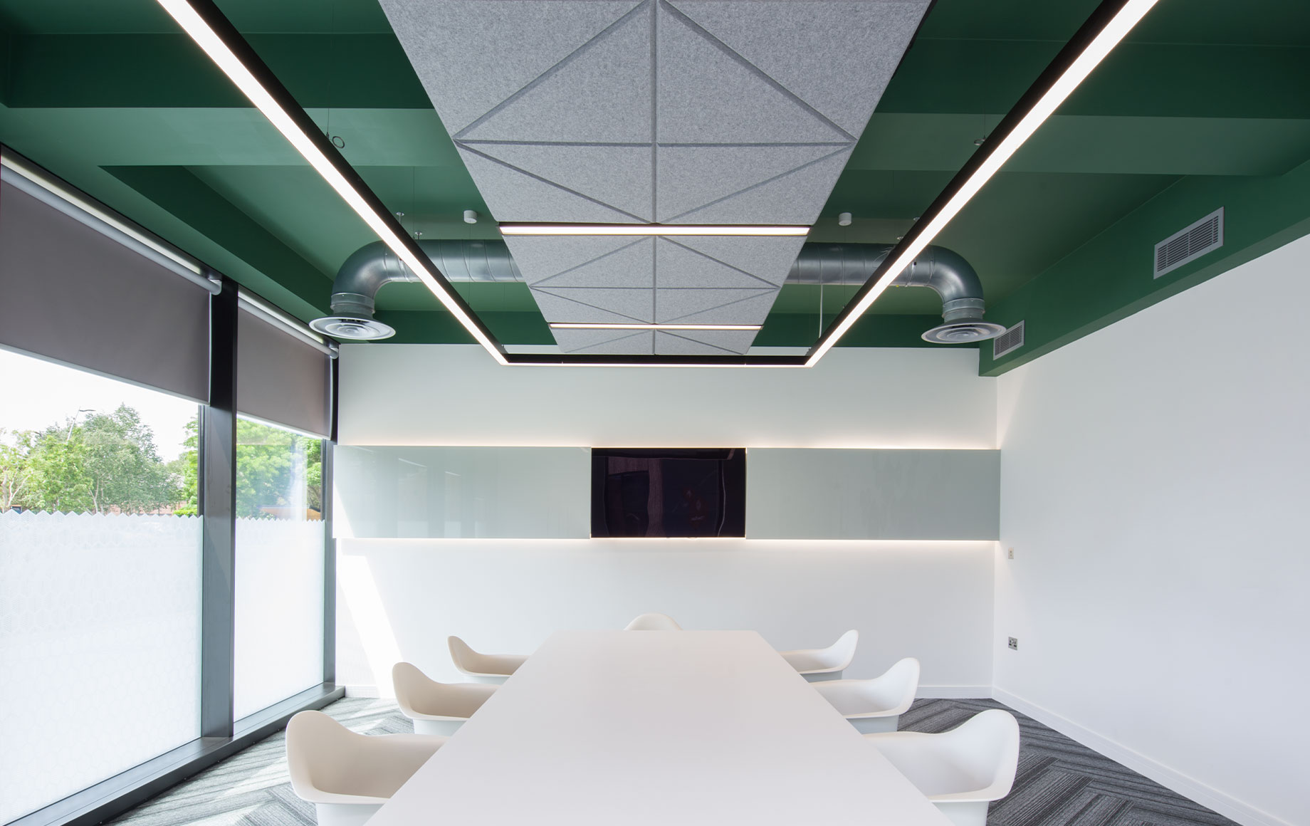 Tamlite LED lighting upgrades Spratley Partners Croxley Amenity Hub